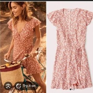 Abercrombie Floral Wrap Dress